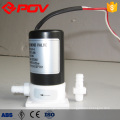 Plastic acid corrosive low pressure micro miniature solenoid valve